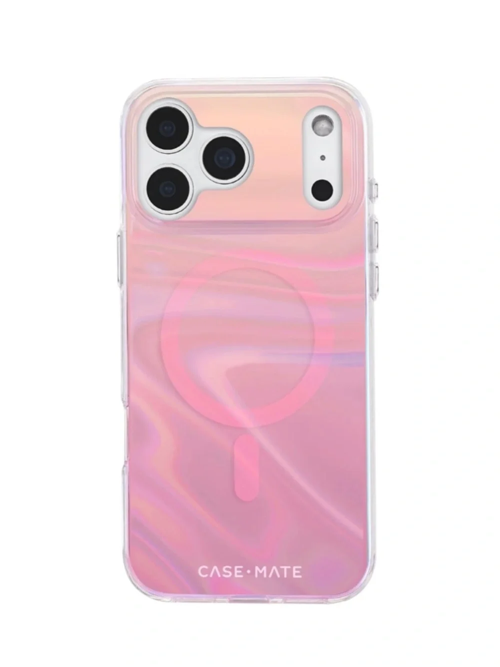 Case-Mate Peach Iridescent MagSafe Case